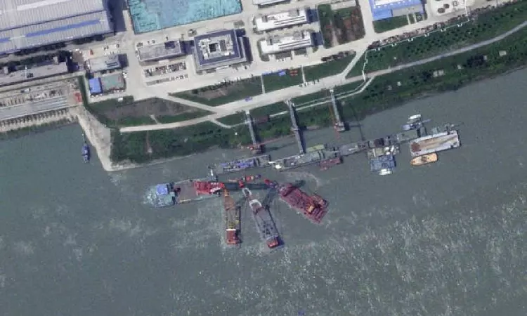 New Chinese nuclear attack submarine sank during construction, US defence official says New Chinese nuclear attack submarine sank during construction, US defence official says
