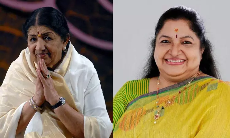 Lata Mangeshkar award conferred on Uttam Singh, K S Chithra Lata Mangeshkar award conferred on Uttam Singh, K S Chithra