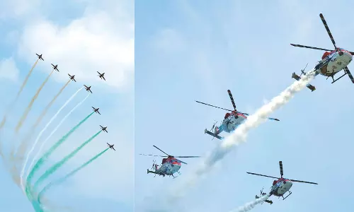 IAF air show rehearsal: When subsonic speeds whooshed on Chennai skies