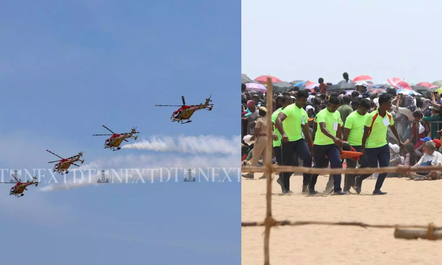 Chennai IAF air show: Magic in sky, mayhem on ground