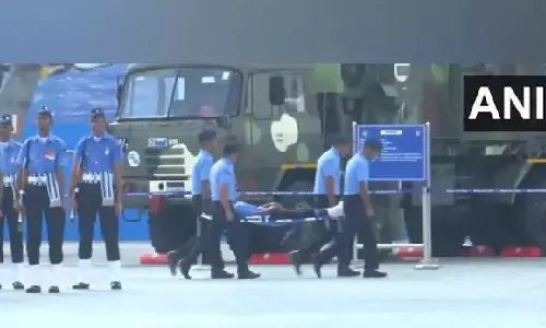 TN: IAF jawan faints during Air Force anniversary event, days after Chennai Air Show deaths