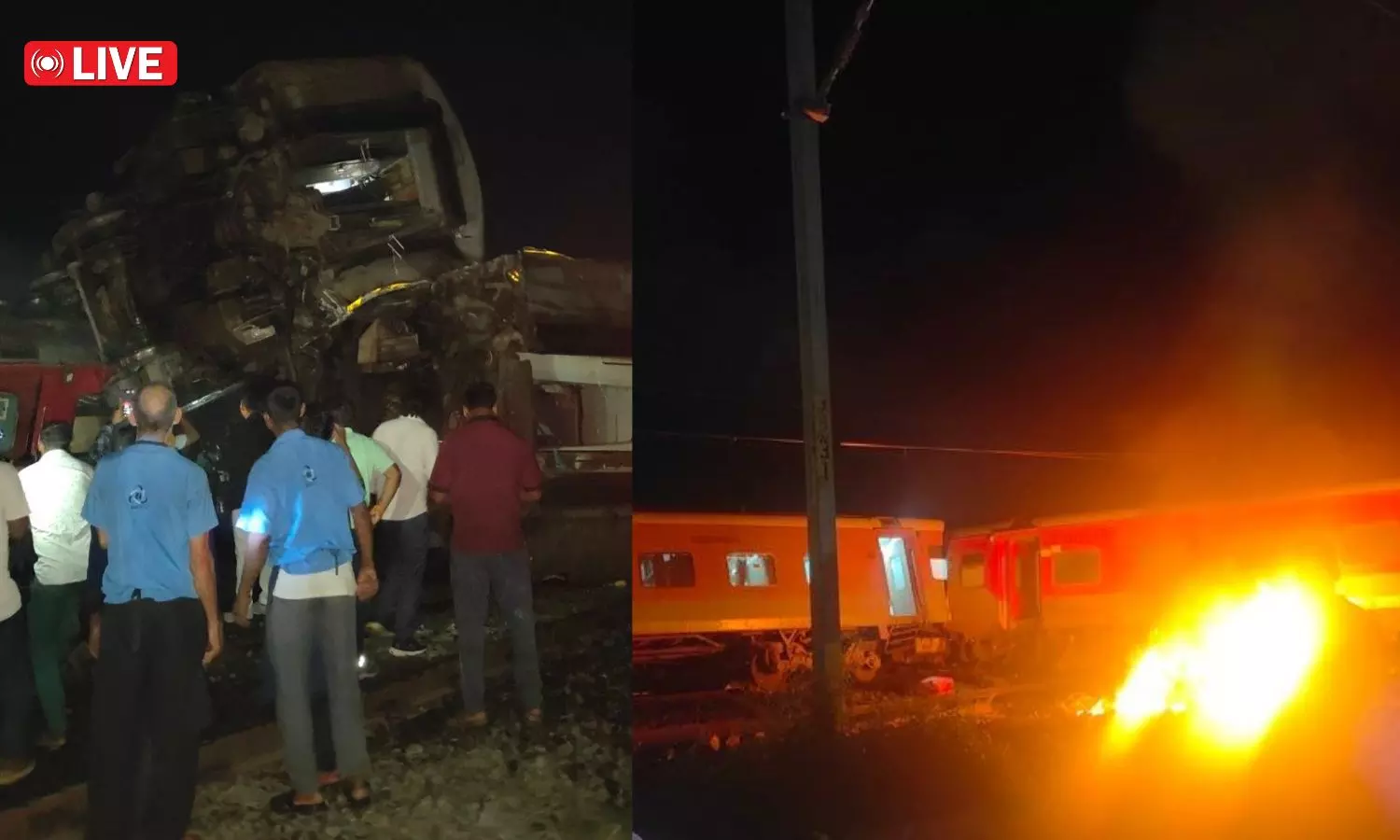 HIGHLIGHTS | Mysuru-Darbhanga Bagmati Express rams into stationary goods train near Chennai; all passengers rescued