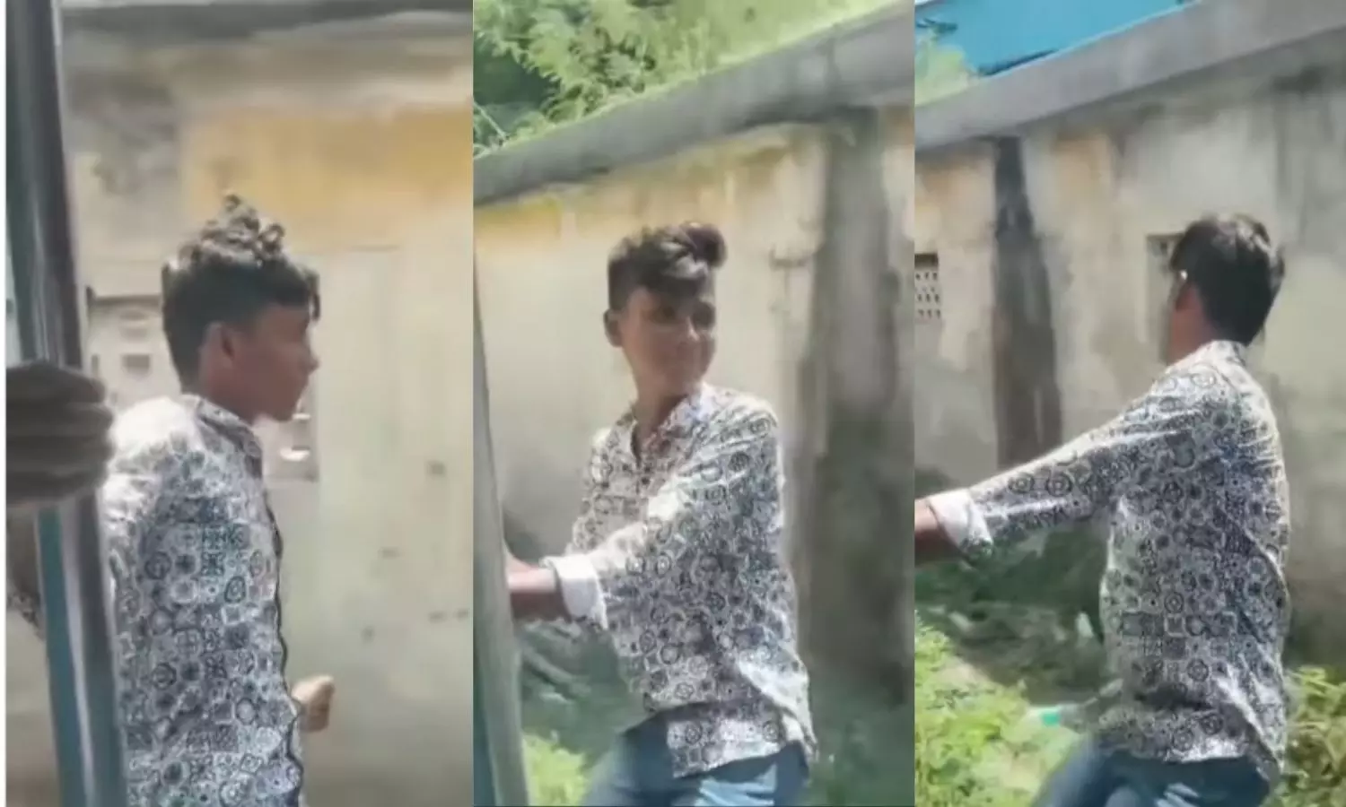 Teen traveling footboard on train near Royapuram hits pole; video caught on camera