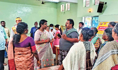 Two coastal hamlets in Kanniyakumari district inundated Two coastal hamlets in Kanniyakumari district inundated