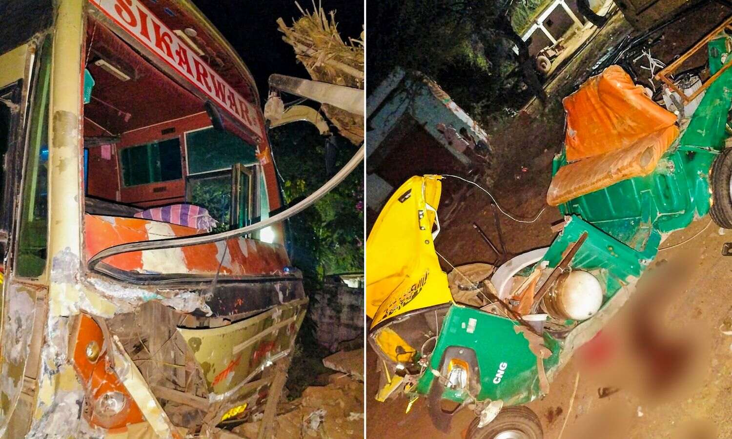 12 of family killed in bus-tempo collision in Rajasthan