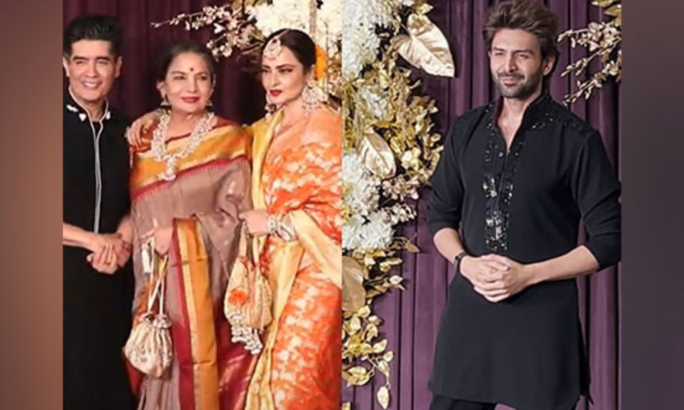 From Rekha, Shabana Azmi to Kartik Aaryan, check out who all attended Manish Malhotras Diwali party From Rekha, Shabana Azmi to Kartik Aaryan, check out who all attended Manish Malhotras Diwali party