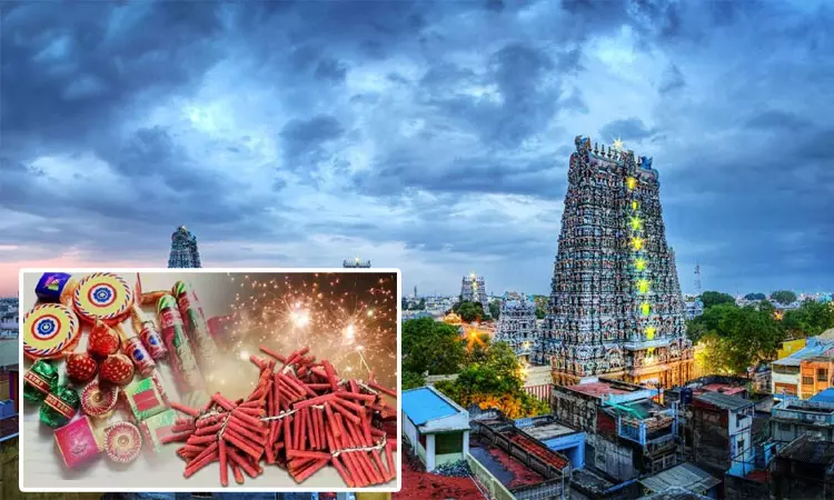 Madurai Meenakshi temple admin issues firecracker advisory for Deepavali Madurai Meenakshi temple admin issues firecracker advisory for Deepavali