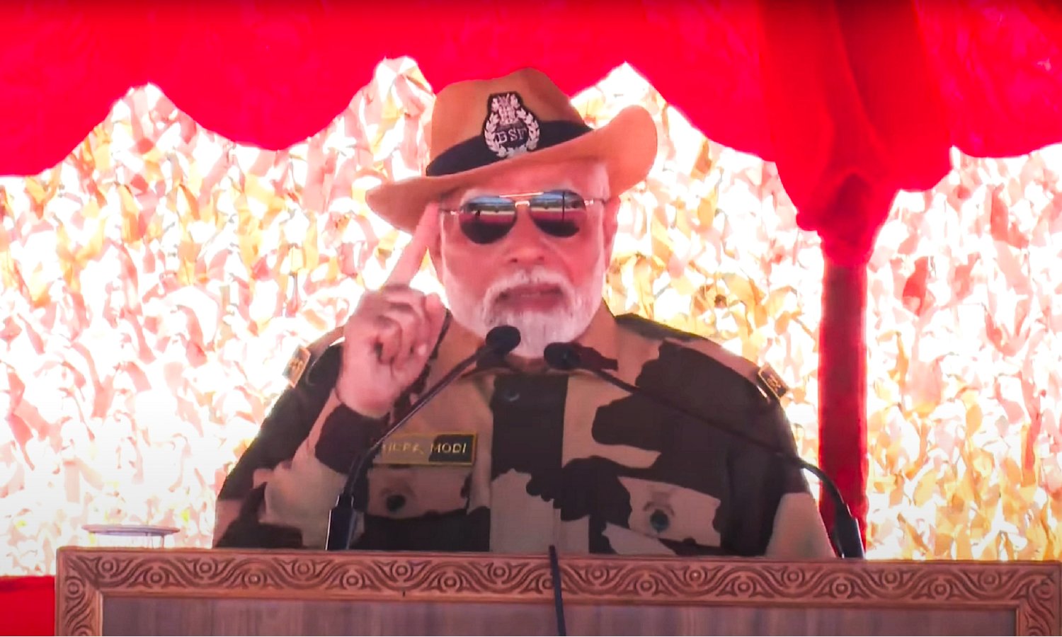 Thousands of miles away from China border, PM Modi says wont give up even an inch