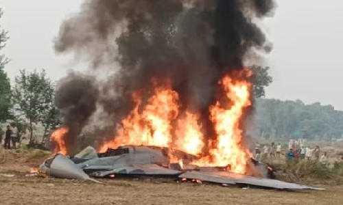 IAFs MiG-29 jet crashes near Agra, pilot ejects safely; Court of Inquiry ordered IAFs MiG-29 jet crashes near Agra, pilot ejects safely; Court of Inquiry ordered