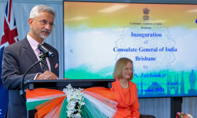 Jaishankar inaugurates new Indian consulate in Brisbane, pays homage to Gandhi Jaishankar inaugurates new Indian consulate in Brisbane, pays homage to Gandhi