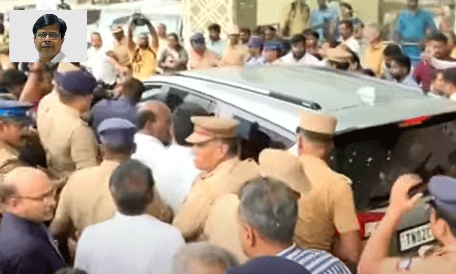 Chennai doctor attack: Protesting medicos surround DyCM Udhayanidhis car at Kalaignar Centenary hospital Chennai doctor attack: Protesting medicos surround DyCM Udhayanidhis car at Kalaignar Centenary hospital