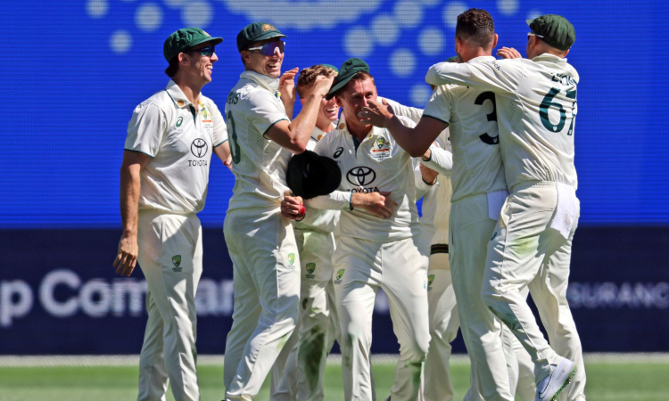 India all out for 150 in first Test against Australia