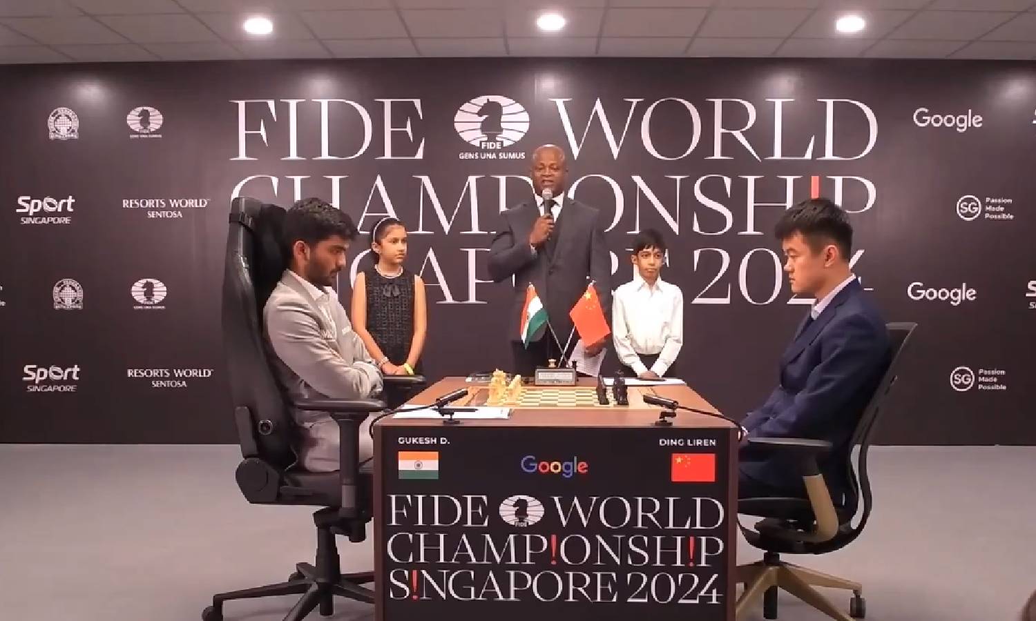 Gukesh draws with Liren in second game of World Championship