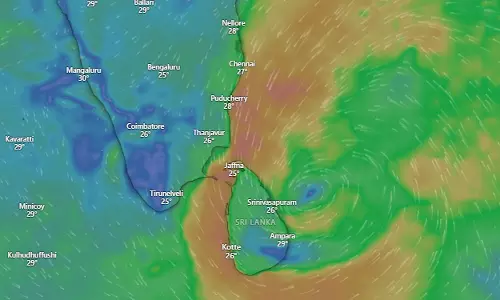 Cyclone to form in next few hours, heavy rainfall warning for coastal Tamil Nadu Cyclone to form in next few hours, heavy rainfall warning for coastal Tamil Nadu