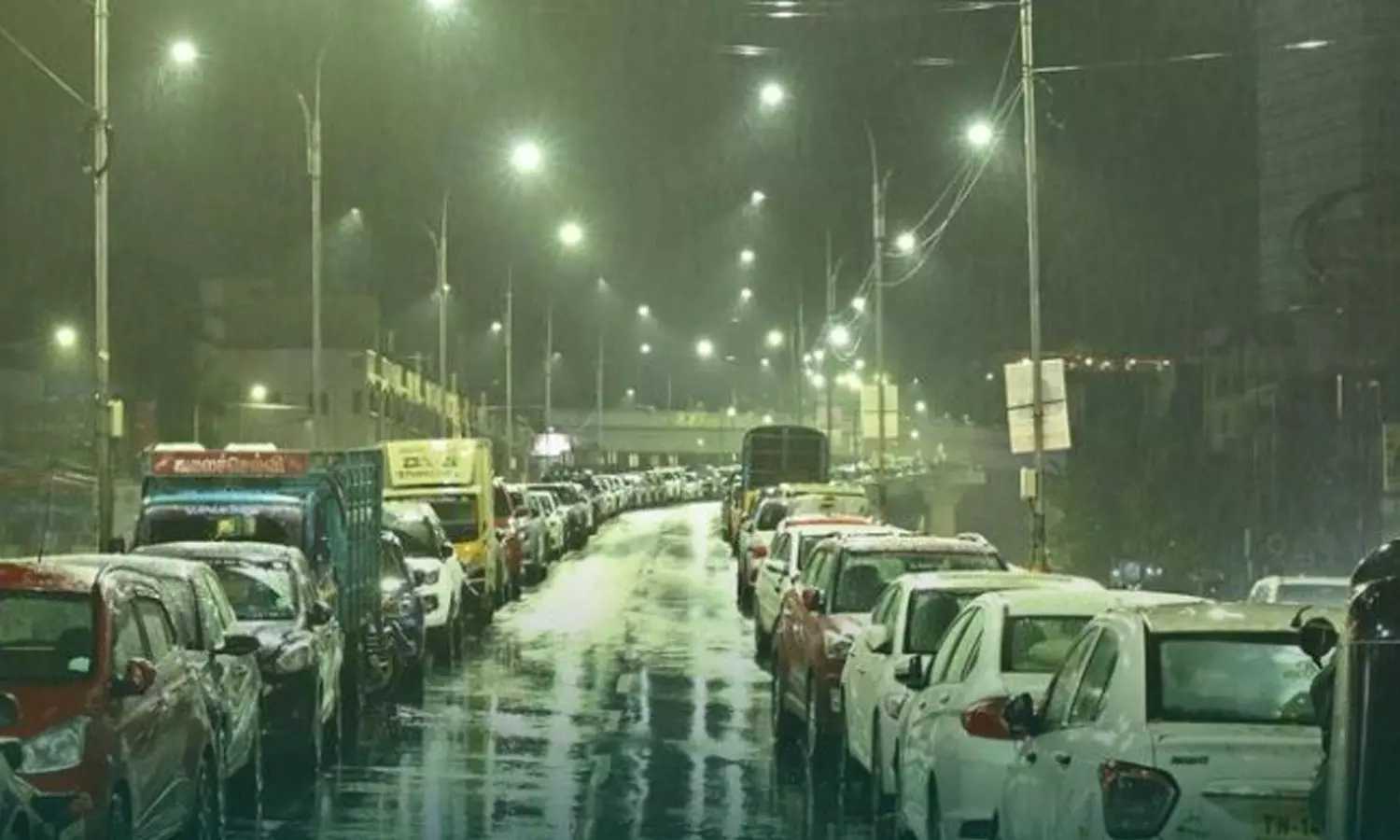 Cyclone Fengal: Car owners park vehicles on Velachery flyover Cyclone Fengal: Car owners park vehicles on Velachery flyover