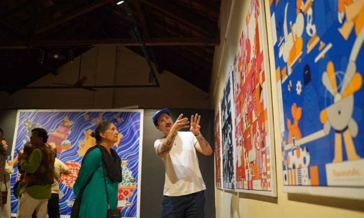 Immerse yourself in French artist Auréliens augmented reality exhibition in Chennai