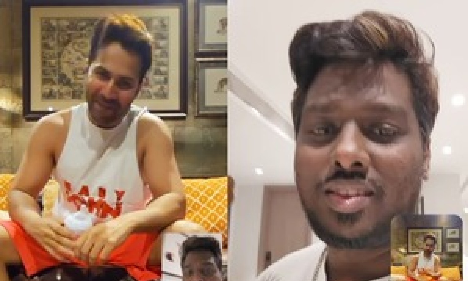 Varun takes parenting tips from Atlee on how to put baby to sleep Varun takes parenting tips from Atlee on how to put baby to sleep