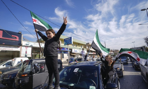 Jubilation, gunfire as Syrians celebrate end of Assad familys half-century rule