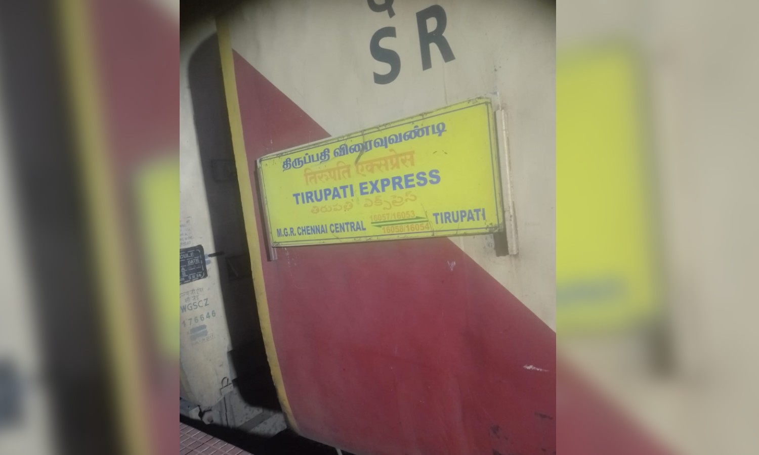 Saptagiri Express halts at Tiruvallur for over an hour after train driver falls ill