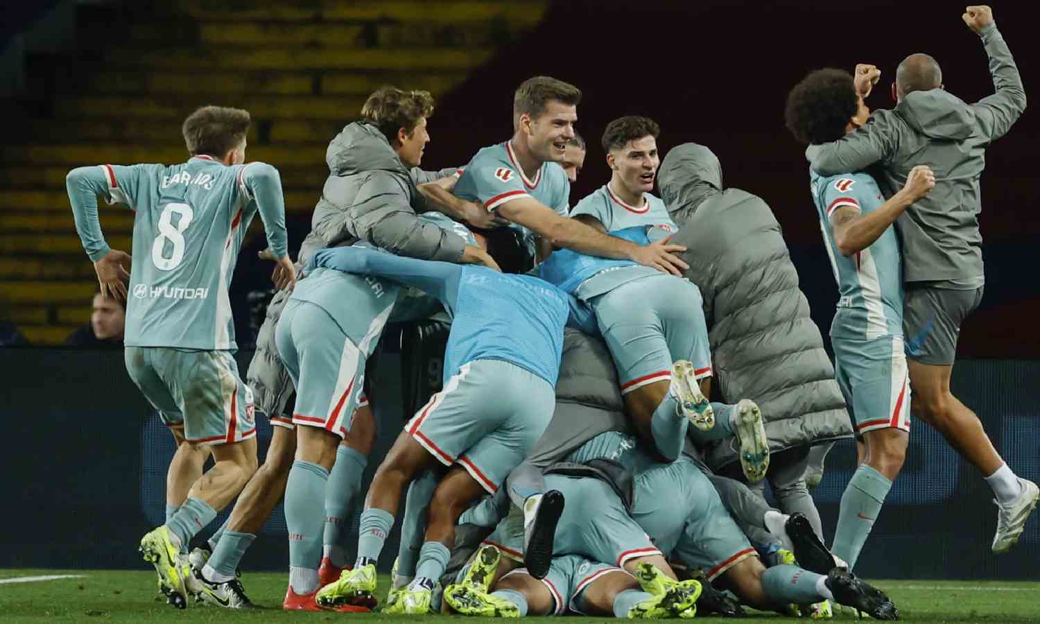Atletico Madrid stuns Barcelona in stoppage time to snatch La Liga lead
