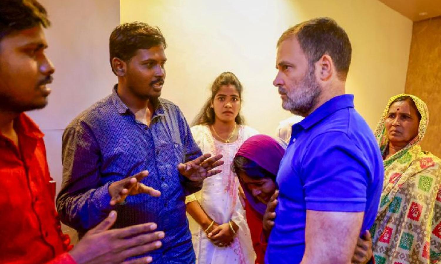 Police killed Dalit man, alleges Rahul in Parbhani; CM Fadnavis says visit politically motivated