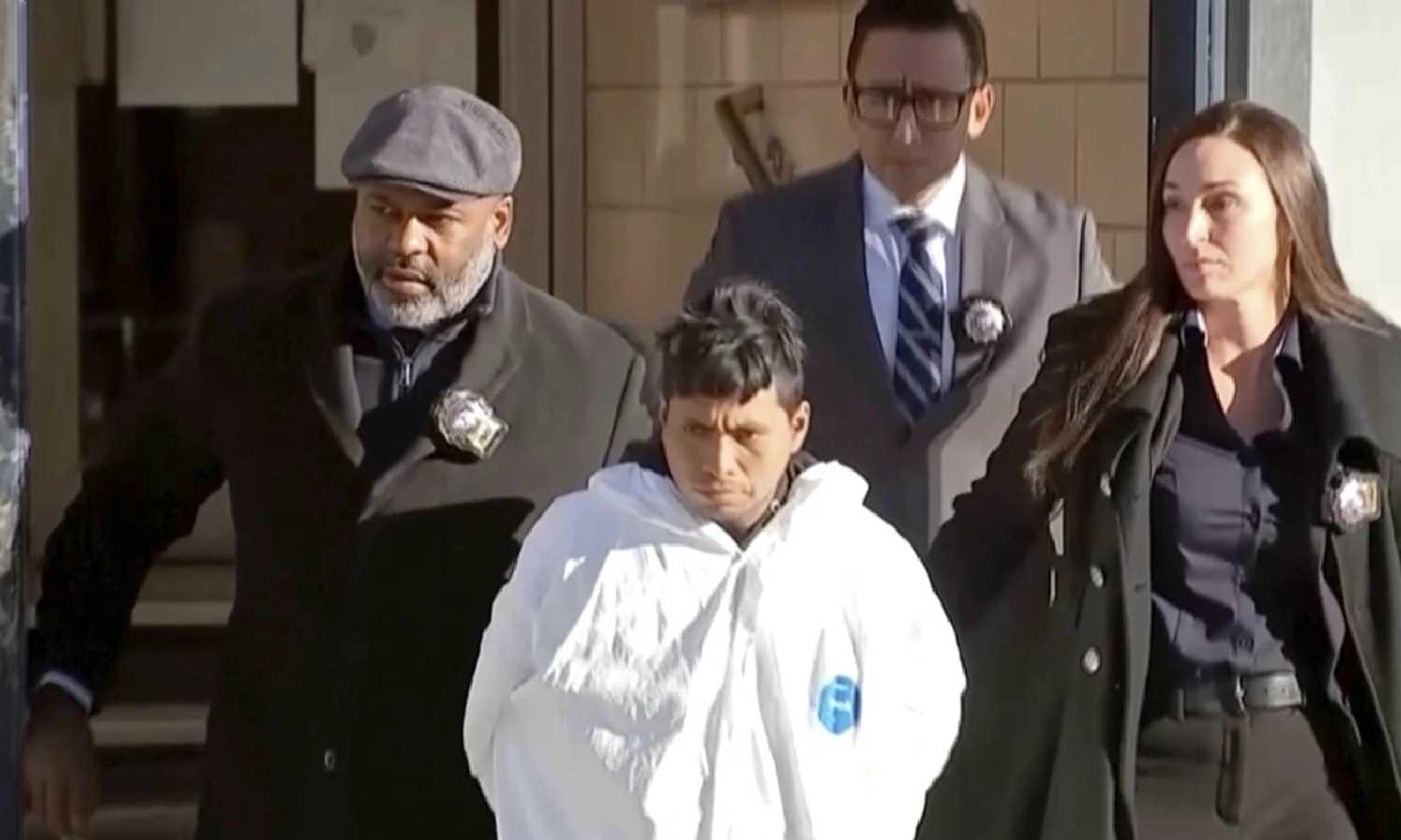 Man accused in burning death of woman on New York subway awaits arraignment
