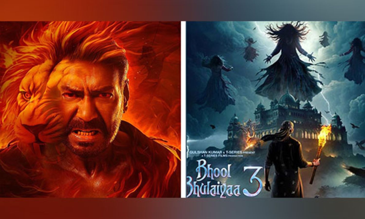 After theatrical success, Ajay Devgns Singham Again, Kartik Aaryans Bhool Bhulaiyaa 3 to kickstart OTT journey After theatrical success, Ajay Devgns Singham Again, Kartik Aaryans Bhool Bhulaiyaa 3 to kickstart OTT journey