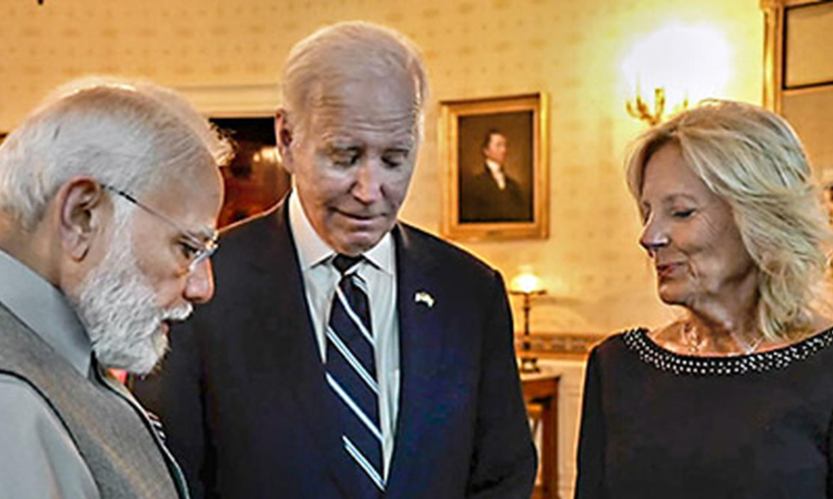 Jill Biden receives USD 20,000 diamond from PM Modi, priciest gift from any foreign leader in 2023 Jill Biden receives USD 20,000 diamond from PM Modi, priciest gift from any foreign leader in 2023