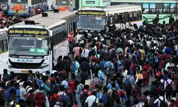 Pongal exodus: Over 1.87 lakh people travel on special buses on January 10 Pongal exodus: Over 1.87 lakh people travel on special buses on January 10
