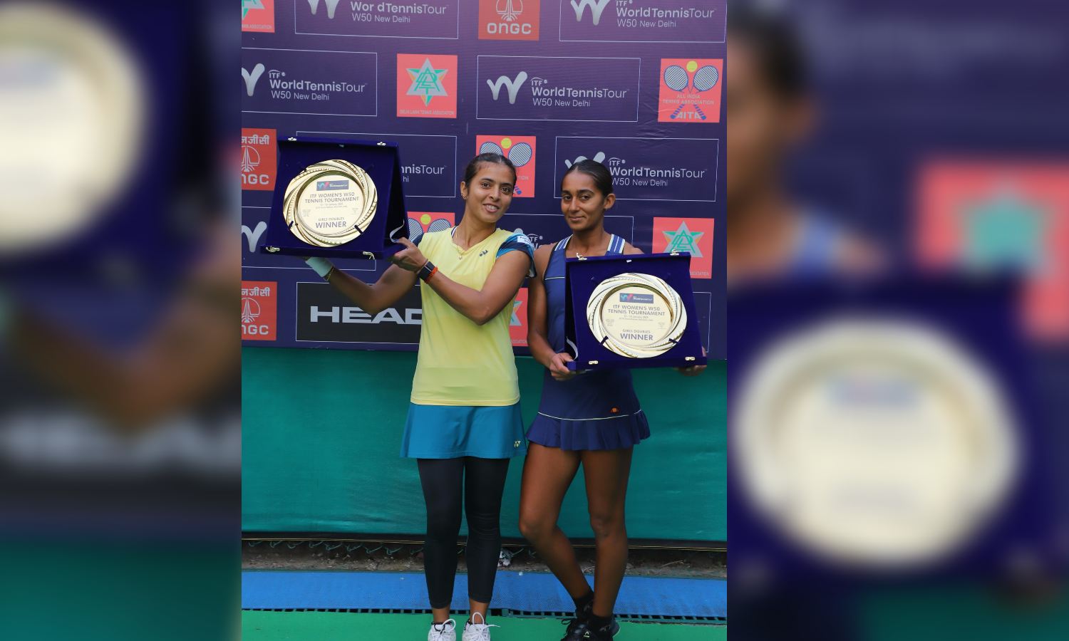 Ankita seals first doubles title of 2025 season with Naikhta
