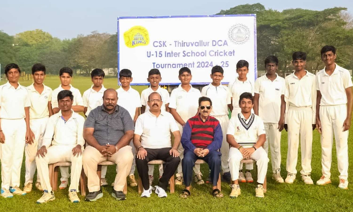 CSK- Thiruvallur DCA U15 inter-school cricket tournament: SBOA (Anna Nagar) crowned champion