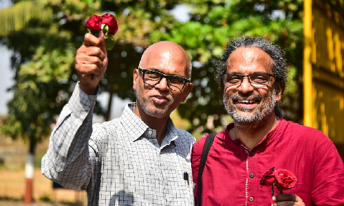 Researcher Wilson, activist Dhawale walk out of prison on getting bail in 2018 Elgar case