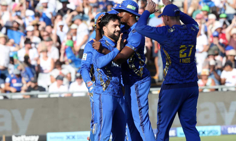MI Cape Town beat Durban Super Giants by 7 wickets for bonus point win MI Cape Town beat Durban Super Giants by 7 wickets for bonus point win