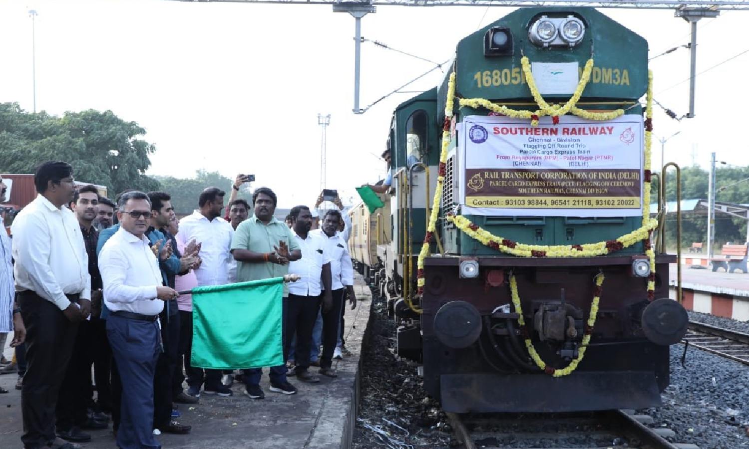 To boost cargo services, Southern Railway launches Parcel Cargo Express Train