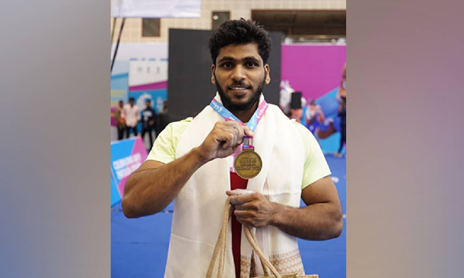 Tamil Nadu lifter N Ajith completes hattrick of gold medals in National Games