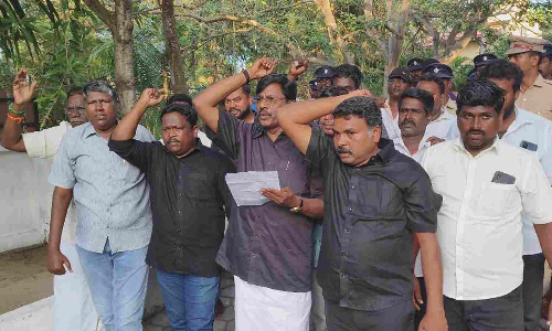 Police arrest Congress protestors in Mamallapuram ahead of Amit Shahs visit