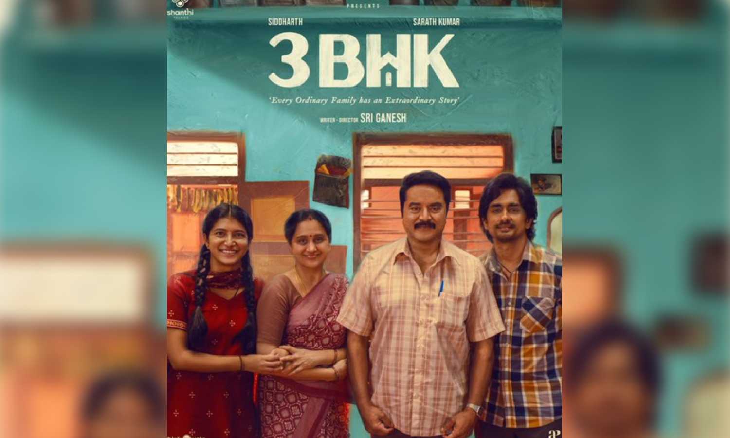 Siddharth, Sarath Kumar-starrer 3 BHK promises a feel good flick