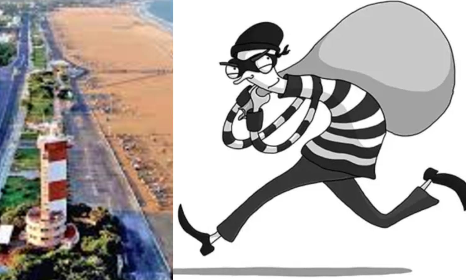 Robbery under the guise of police officers Near Marina beach