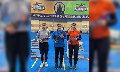 National shooting trials: Suruchi betters Manu to win 10m pistol gold