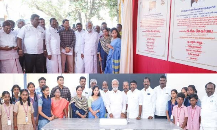 Sekarbabu lays foundation stone for school projects in Ambattur zone Sekarbabu lays foundation stone for school projects in Ambattur zone