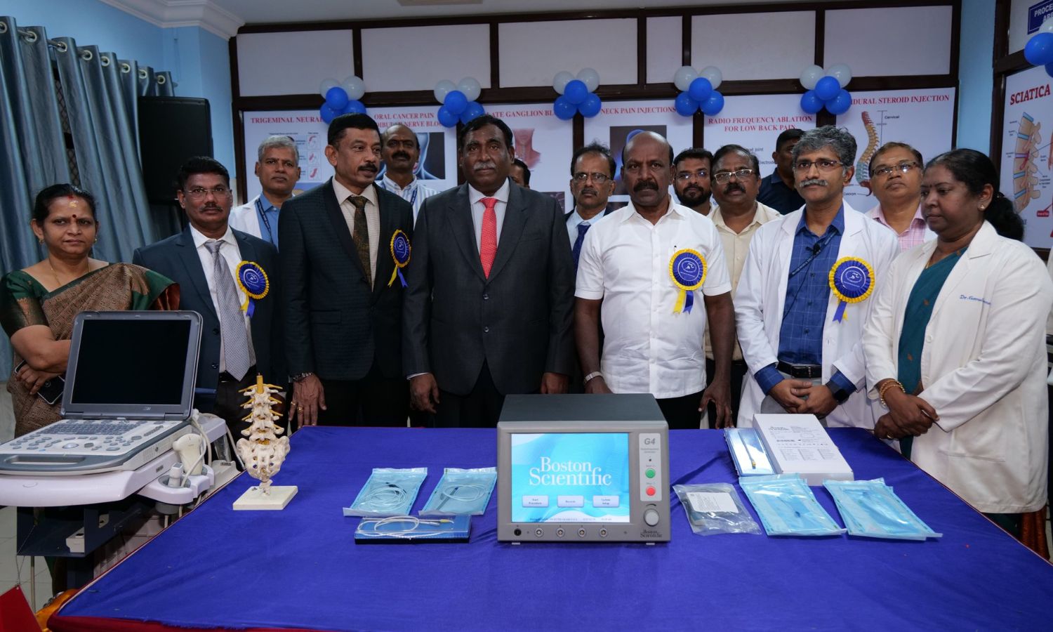 Chennai RGGGH gets equipment worth Rs 42 lakh to treat cancer, chronic pain