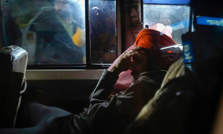 Hands cuffed, legs chained, Indian deportee from US shares ordeal of forgettable journey Hands cuffed, legs chained, Indian deportee from US shares ordeal of forgettable journey