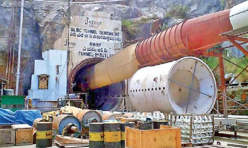 At least 6 workers feared trapped as section of roof in SLBC tunnel project collapses in Telangana