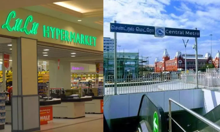 Lulu hypermarkets, miniplex to open at Central, Shenoy Nagar Metro Rail stations Lulu hypermarkets, miniplex to open at Central, Shenoy Nagar Metro Rail stations