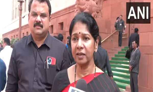DMK MP Kanimozhi demands apology for Dharmendra Pradhans abusive remarks in Lok Sabha