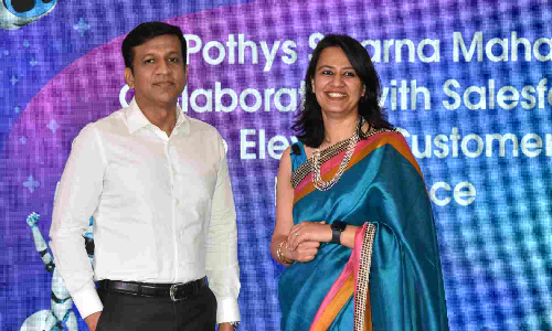 Pothys Swarna Mahal, Salesforce collaborate