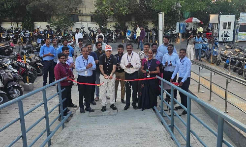 New parking space at Tirumangalam Metro station to accommodate 400 two-wheelers