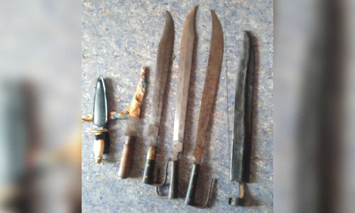 Cops foil gangs murder plot in Sivaganga, weapons seized