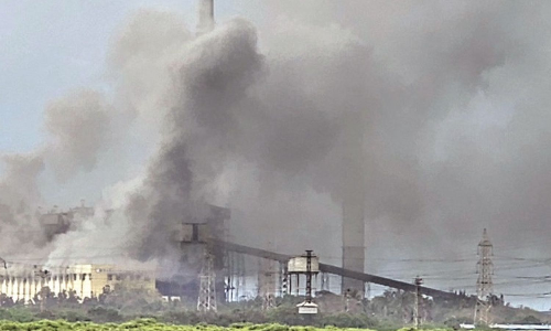TNPGCL team inspects fire-hit thermal station in Thoothukudi TNPGCL team inspects fire-hit thermal station in Thoothukudi