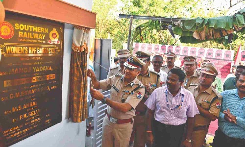 New barrack for RPF trainees inaugurated in Tiruchy